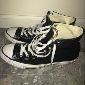 High Top Converse Black